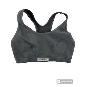 New Shock Absorber Black Racerback Hook & Eye Sports Bra Women's Size 34C